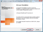 Installation Virtual Server 2005 R2 Installation Virtual Server 2005 R2