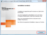 Installation Virtual Server 2005 R2 Installation Virtual Server 2005 R2