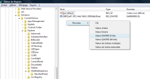 regvistaie1 Petite astuce - Comment Ajouter icones (icône) internet explorer ( IE 7) sur le bureau ( desktop ) windows vista - Base de registre regedit