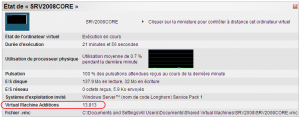 Identification de VMADDITIONS