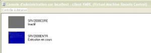 Interface VRMC pour Virtual Server 2005 Interface VRMC pour Virtual Server 2005