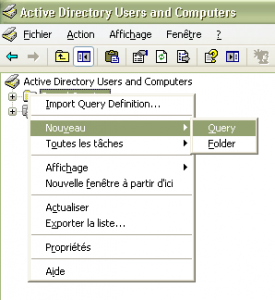 Créer une requête LDAP Créer une requête LDAP