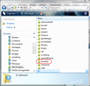 torrent1 300x287 Lancer des téléchargements de Torrents à la maison depuis son travail avec Dropbox