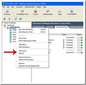 ESX interface GUI