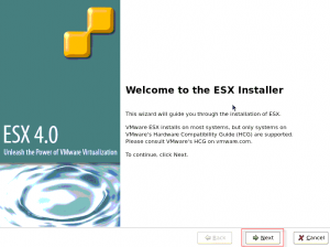 Comment installer un serveur ESX 4.0 kb  vSphere 4 VMware Virtualisation Tutoriel Installation hyperviseur ESX 
