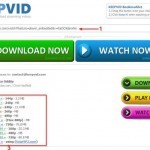 Extraire les vidéos YouTube en ligne sur KeepVid.com