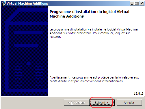 Installation de Virtual Machine Additions 1