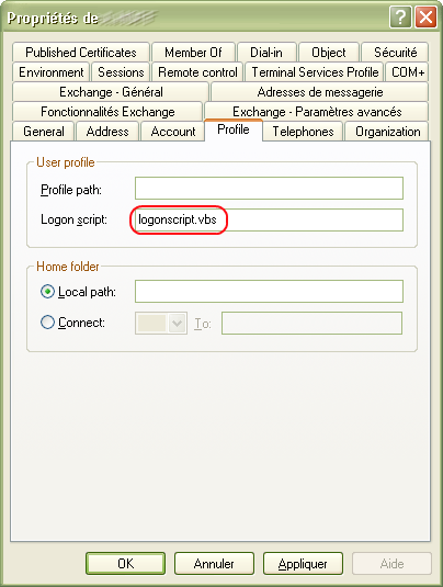 Logon Script Windows Active Directory