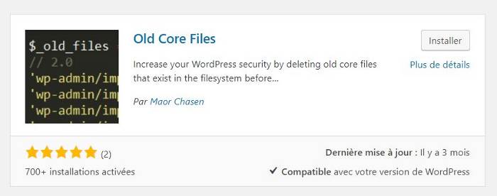 wordpress-extension-old-core-files