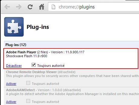 Comment activer ou désactiver Adobe Flash Player dans Google Chrome
