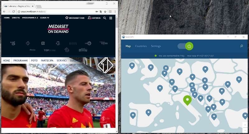 VPN Connecté en Italie pour regarder la coupe du monde gratuitement