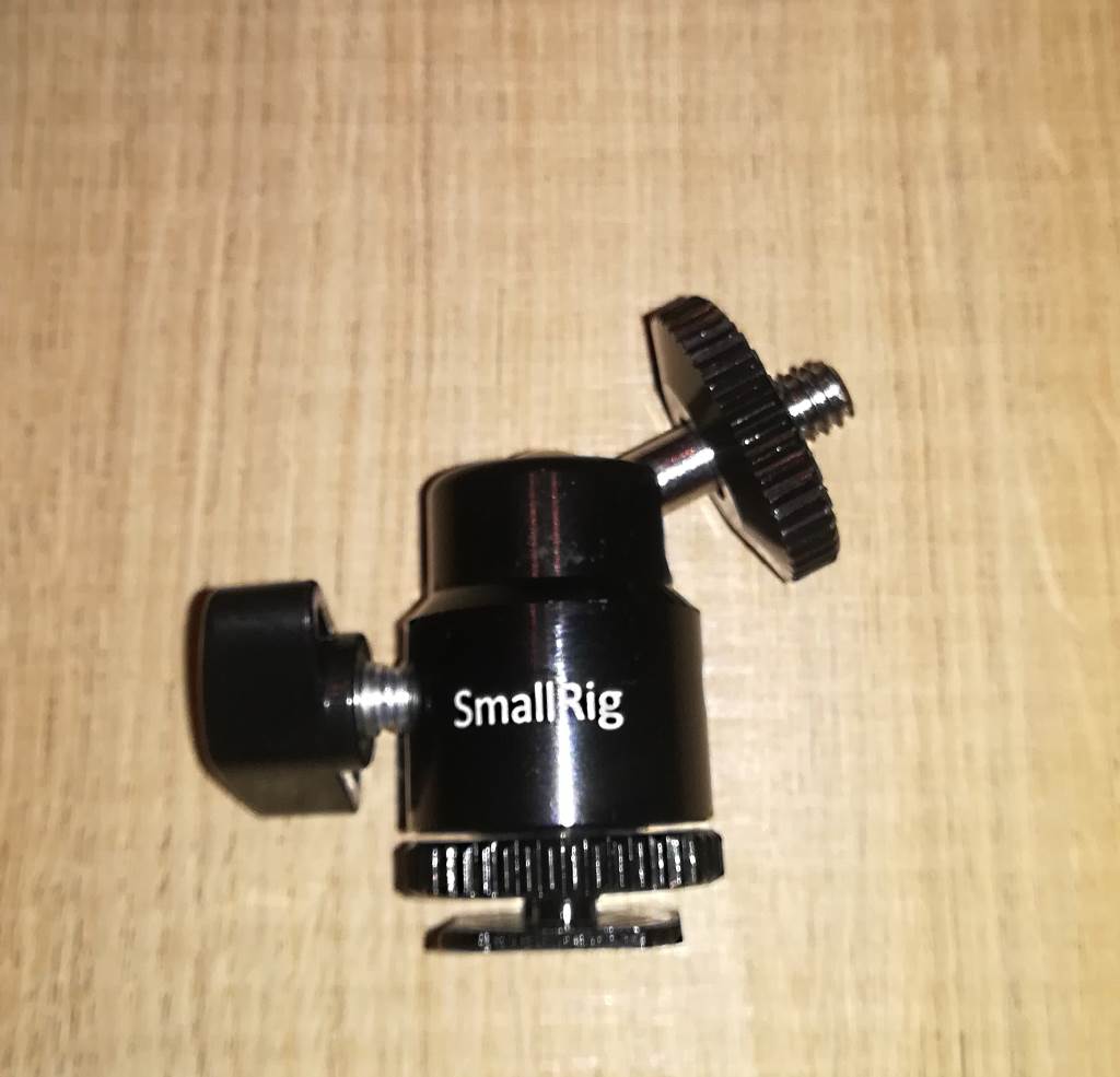 Adaptateur SmallRig Cold Shoe 1/4" pour griffe porte-accessoires