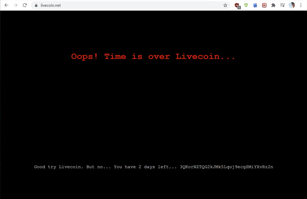 Livecoin s'est fait hacker