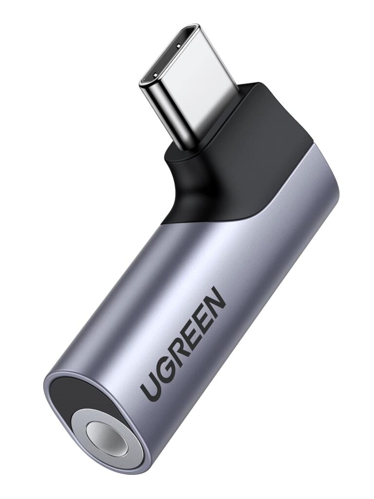 Adaptateur coudé UGREEN USB-C vers Jack 3.5mm