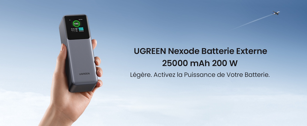 Batterie UGREEN Nexode Powerbank 25000 mAh 200W