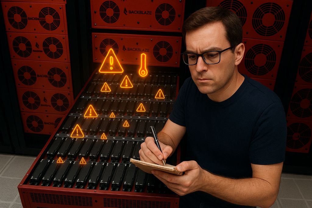 Vignette Analyse des disques durs chez Backblaze