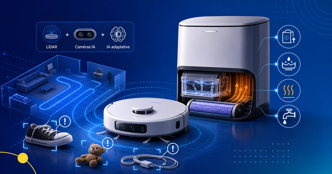 Guide achat robot aspirateur laveur 2026 critères essentiels