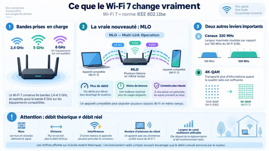 Wi‑Fi 7 : comprendre les vrais gains