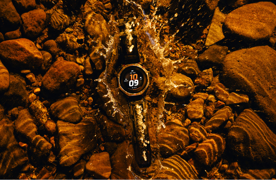Amazfit T-Rex Dual Solar utilisée en extérieur